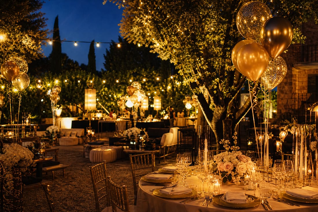 Exemple : fête d'anniversaire ou réception privée